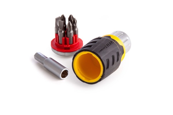 Викрутка - набір Stubby, реверсивна, з шістьма змінними бітами STANLEY FMHT0-62688
