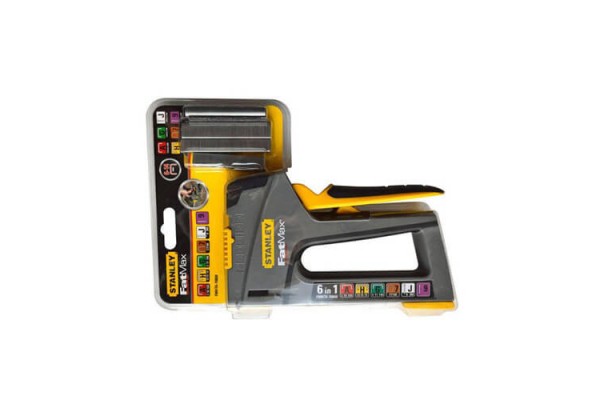 Степлер LIGHT DUTY / HEAVYDUTY / CABLE / BRADS TR75 FATMAX® 6 У 1 для всіх типів скоб STANLEY FMHT6-70868