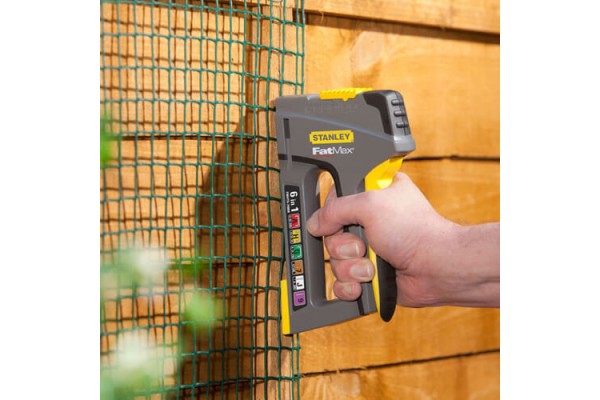 Степлер LIGHT DUTY / HEAVYDUTY / CABLE / BRADS TR75 FATMAX® 6 У 1 для всіх типів скоб STANLEY FMHT6-70868