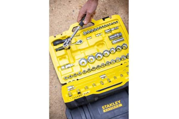 Набір голівок торцевих 1/4, 1/2 MaxiDrive, 81 предмет STANLEY FMMT82826-1