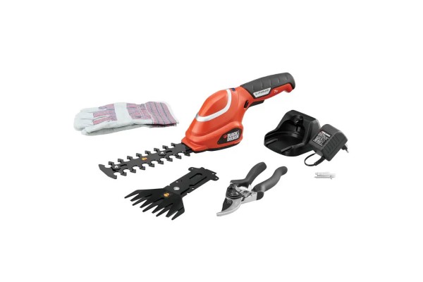 Кущоріз-ножиці акумуляторні BLACK+DECKER GSL700KIT