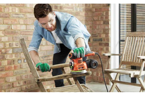 Шліфмашина ексцентрикова мережева BLACK+DECKER KA280K