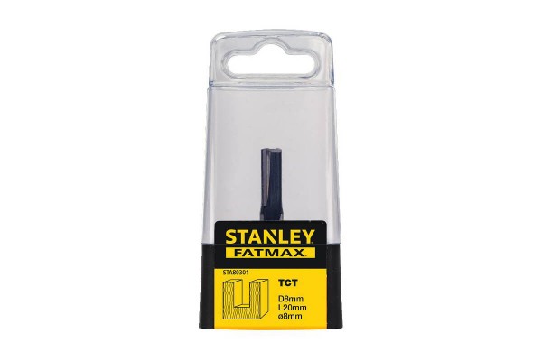 Фреза по дереву пазова пряма діаметром 8 мм STANLEY STA80301