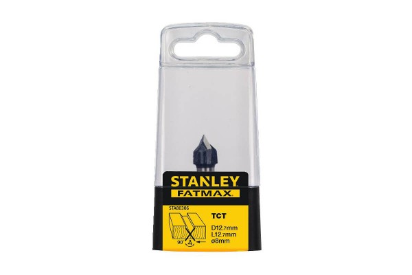 Фреза по дереву V-подібна діаметром 12,7 мм STANLEY STA80306