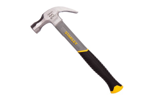 Молоток Fiberglass з вагою головки 570 г, з загнутим цвяходером STANLEY STHT0-51310