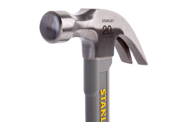 Молоток Fiberglass з вагою головки 570 г, з загнутим цвяходером STANLEY STHT0-51310