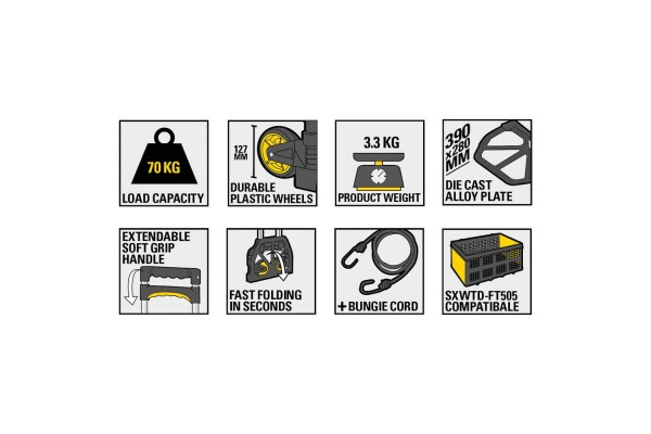 Візок вантажний складний STANLEY SXWT-FT501