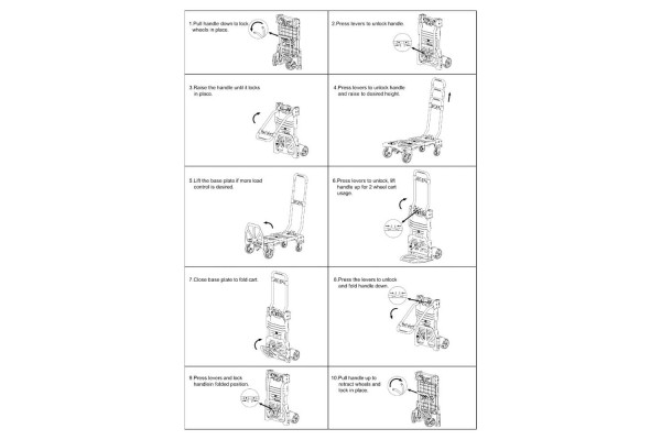 Візок вантажний розкладний STANLEY SXWT-FT585