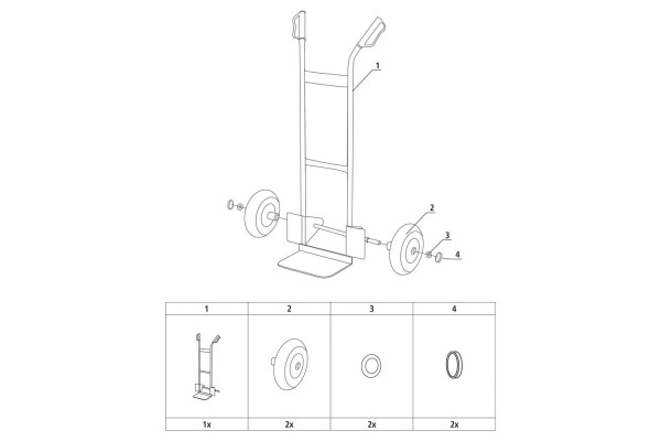 Візок вантажний STANLEY SXWT-HT522