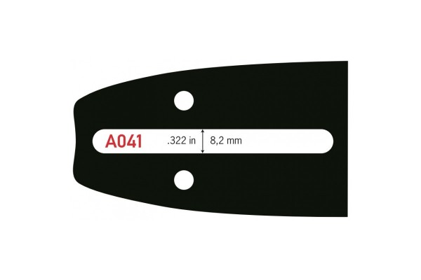 Шина Husqvarna Carving 25 см, 1/4", 1.3 мм, A041, HN, 60DL (5058915-60)