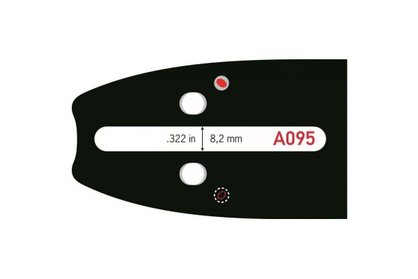 Шина Husqvarna X-Force 35 см, 3/8" mini, 1.3 мм, SM, SN, 52DL (5822076-52)
