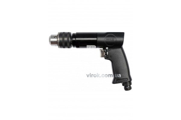 Дриль пневматичний YATO 1/4" 10 мм 800 об/хв 198 л/хв