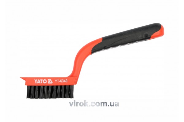 Щітка нейлонова YATO 180 мм 6 рядів