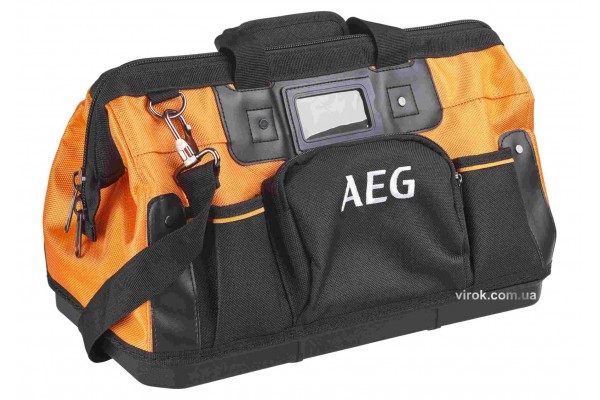 Сумка для інструментів поліестерова AEG 8 внутрішніх секцій 7 зовнішніх кишень 42 х 23 х 30 см