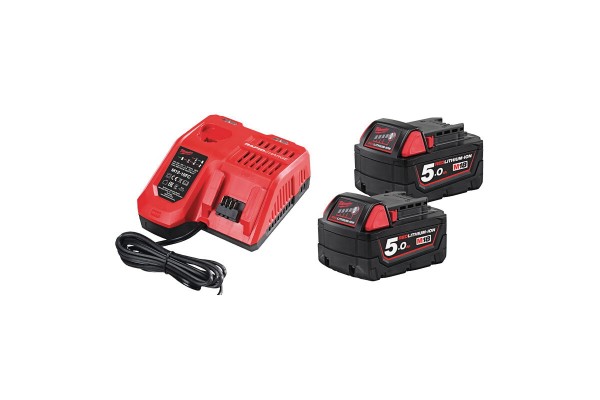 Акумулятор Li-Ion M18 NRG-502 (В5 2шт, з/у M12-18FC) +M12 B2 MILWAUKEE
