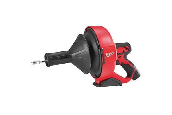 Акумуляторна прочисна машина MILWAUKEE M12 BDC8-202C (трос, внутрішній барабан,2 акумул. Х 2Аг, ємні