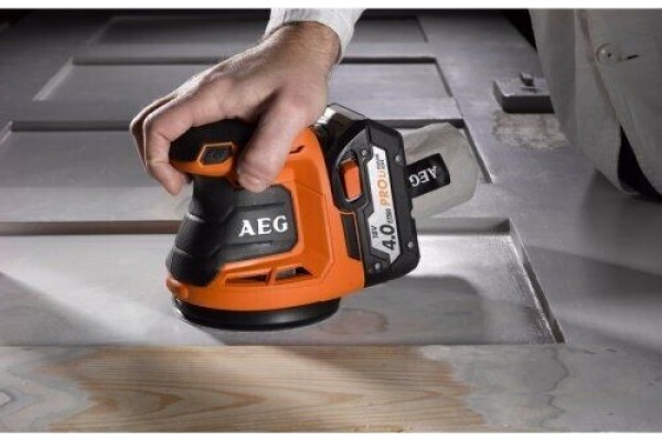 Орбітальна шліфувальна машина AEG BEX18-125-0 (4935451086) (без акумулятора і ЗП)