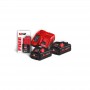Енергокомплект акумуляторний Li-Ion MILWAUKEE, M18 HNRG-302 (+заряд.пристрій, 2 акум. M18 HB3(3Аг), 1 акум. M12 B2 2А