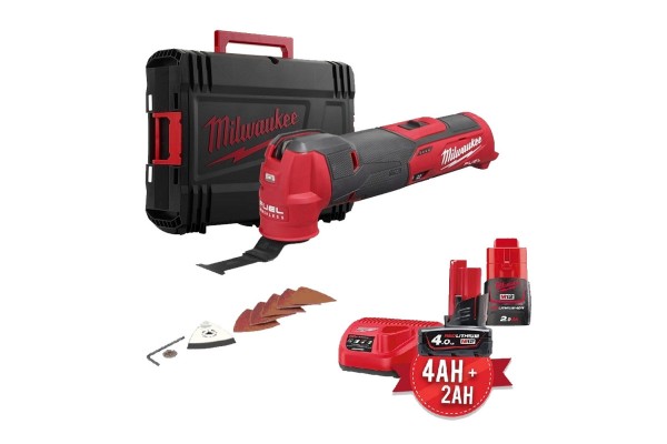 Акумуляторний компактний багатофункціональний інструмент (реноватор) MILWAUKEE M12 FUEL FMT-422X, (+
