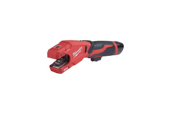 Акумуляторний труборіз по неіржав. сталі MILWAUKEE M12PCSS-202C (+2 акумулятори, зарядний пристрій, HD кейс)