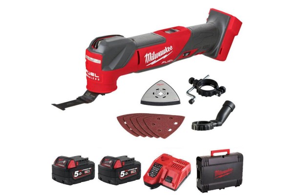 Інструмент багатофунціональний акумуляторний MILWAUKEE M18 FUEL FMT-502X 4933478492 (+ заряд.пристрій, 1 акум., універсальний ад