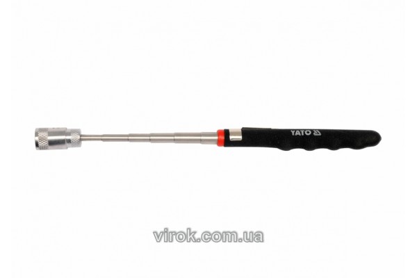 Схоплювач магнітний телескопічний YATO з LED підсвіткою, l= 190-800 мм [12/144]