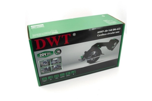 Акумуляторна дискова пилка DWT AHKP-20-140 DN-4C2