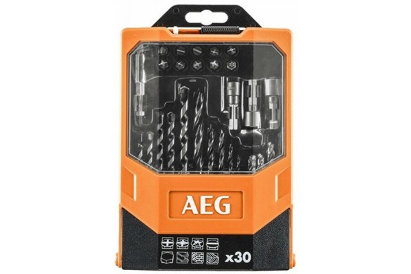 Набір свердел та біт AEG 30 шт. (AAKDD30)