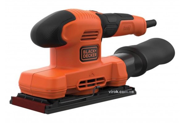 Шліфмашина вібраційна Black+Decker 150 Вт 14000 об/хв 92 х 230 мм