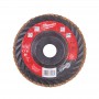 Диск пелюстковий CERA TURBO MILWAUKEE SLC50/125, зерно 60, діаметр 125 мм