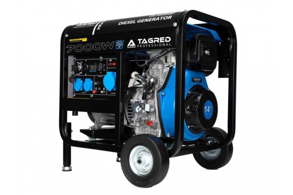 Дизельний генератор TAGRED TA10300D + газова плитка Orcamp CK-505 + 4 газових картриджа 400 мл