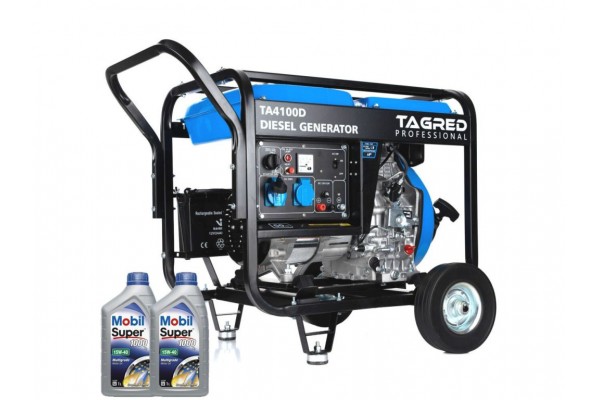 Дизельний генератор TAGRED TA4100D + газова плитка Orcamp CK-505 + 4 газових картриджа 400 мл