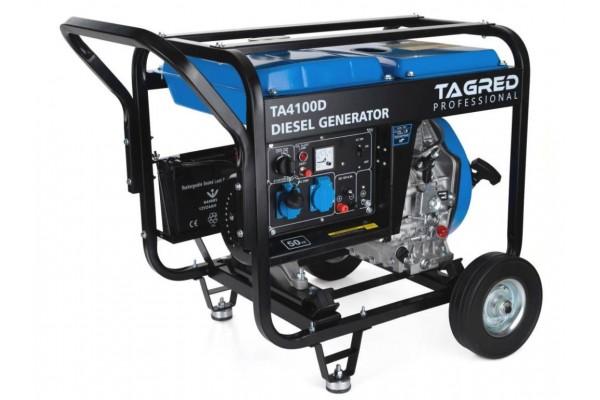 Дизельний генератор TAGRED TA4100D + газова плитка Orcamp CK-505 + 4 газових картриджа 400 мл