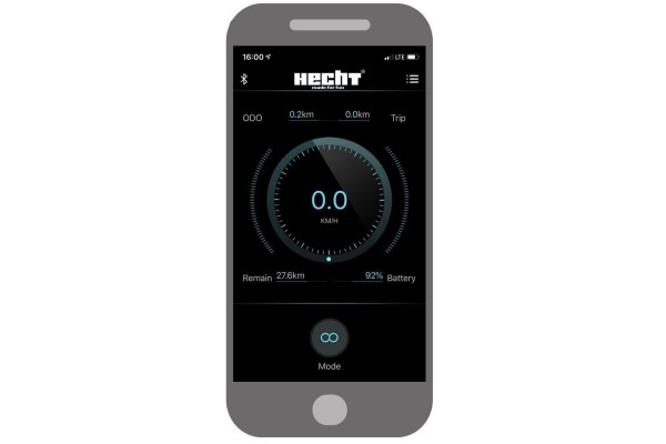 Електричний самокат  HECHT 5199 Grey
