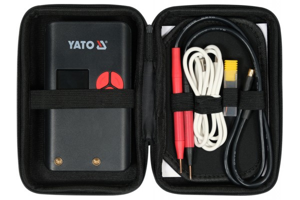 Апарат точкового зварювання портативний YATO акумул. Li-Po 4,2 В, 6.3 АГод, 500 А, вихідн- 2 А [30]