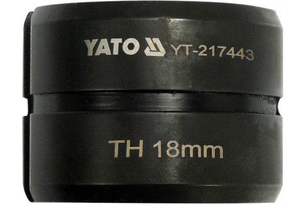 Насадка для прес-кліщів YT-21735 YATO: TH18 мм [50]