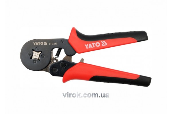 Кліщі для обтискання та зачистки проводів YATO 180 мм