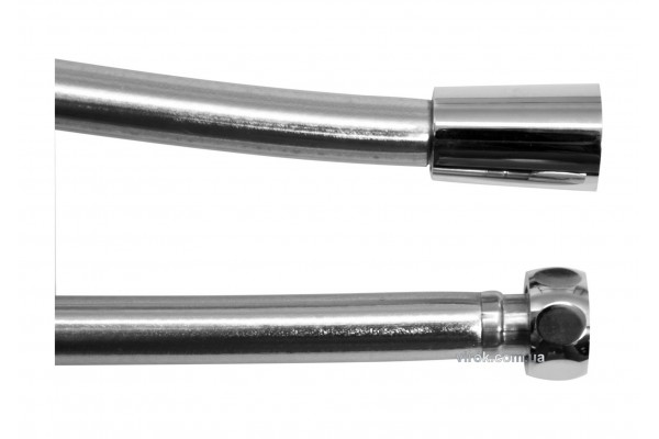 Шланг для душу FALA гладкий срібний з ПВХ G1/2 2 м