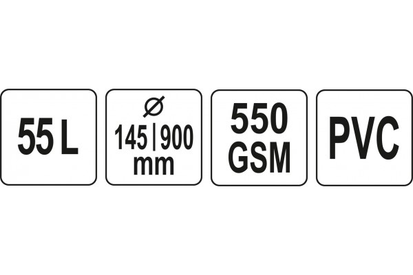 Мішок для крапельного зрошування з ПВХ FLO 55 л Ø145/900 мм