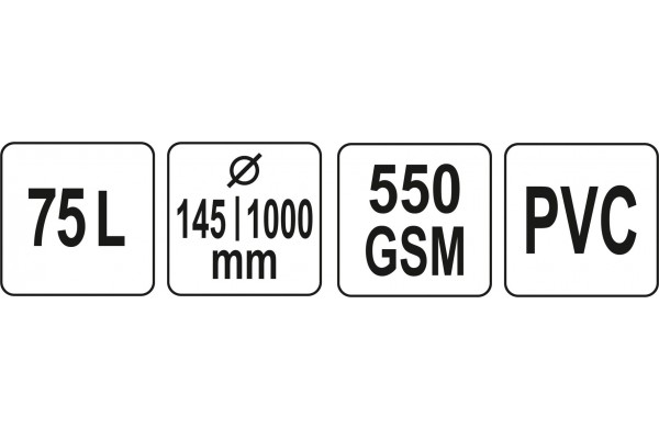 Мішок для крапельного зрошування з ПВХ FLO 75 л Ø145/1000 мм