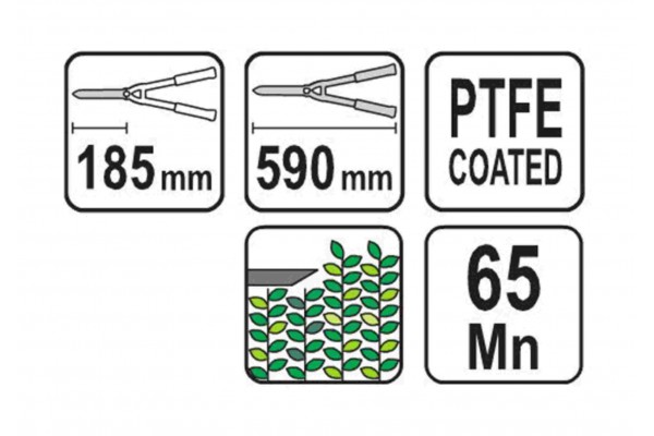Ножиці для живоплоту FLO 590/185 мм
