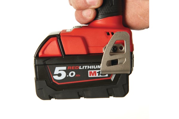 Винтоверт аккумуляторный гідравлічний 1/4'' HEX MILWAUKEE, M18 FUEL FQID-502X, 50Нм (+ заряд. устройство, 2 аккум.Х 5Ач, кейс)