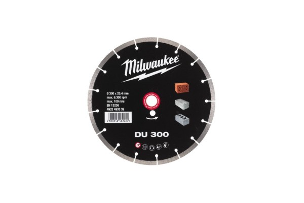 Алмазний диск DU 300 мм MILWAUKEE