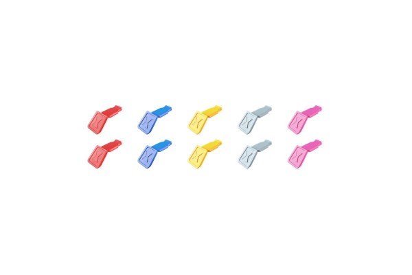 Кліпса для кольорового маркування ручки KNIPEX 00 61 10 C V01 ColorCode, MIX 10шт.