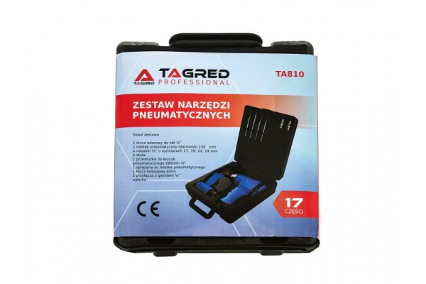 Набір пневматичного інструменту TAGRED TA810