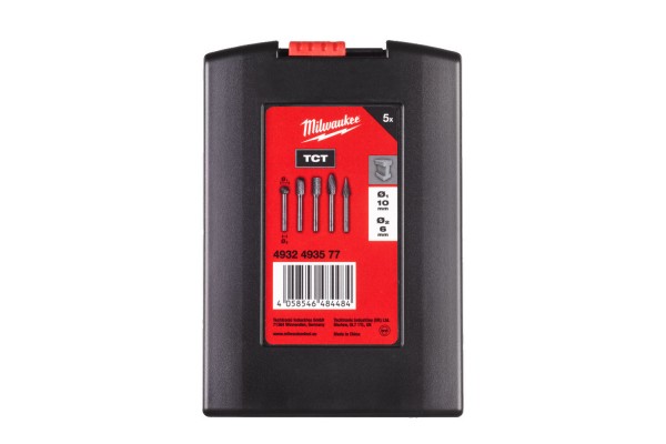Набір твердосплавних борфрез TC 6 X 10MM 5 предметів MILWAUKEE 4932493577
