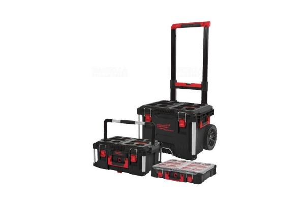 Візок на коліщатах з ящиками для інструментів MILWAUKEE PACKOUT 4932499041