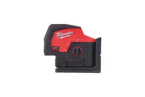 Нівелір лазерний лінійно-точковий акумуляторний MILWAUKEE, M12 CLLP-0C (кейс)