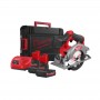 Пила дискова акумуляторна безщіткова M12 FCS442-502X GEN2 MILWAUKEE , (+ заряд.пристрій, 2 акум., HD кейс)