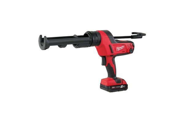 Пістолет для герметиків акумуляторний MILWAUKEE, C18 PCG/310C-201В, 310мл (+тримач картріджа, в сумці для інструментів)